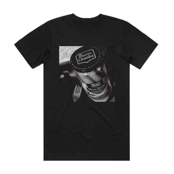 Muzza Chunka Meaty Greedy Album Cover T-Shirt Black