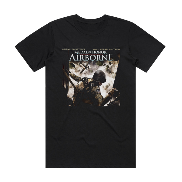 Michael Giacchino Medal Of Honor Airborne Album Cover T-Shirt Black