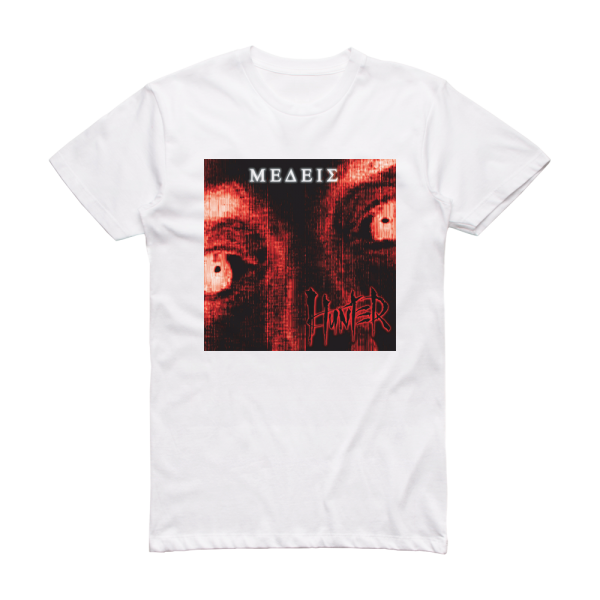 Hunter Medeis Album Cover T-Shirt White