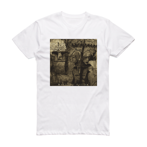 Hellveto Medieval Scream Album Cover T-Shirt White