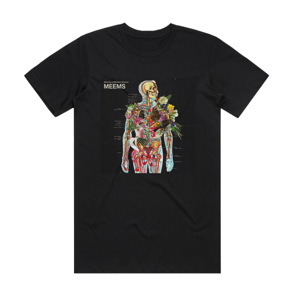 Miracles of Modern Science Meems Album Cover T-Shirt Black