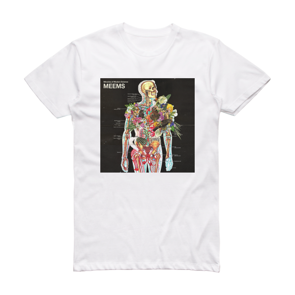 Miracles of Modern Science Meems Album Cover T-Shirt White