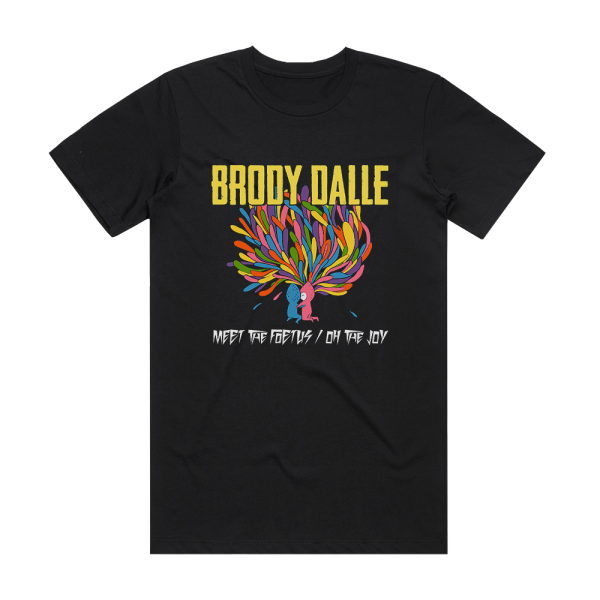 Brody Dalle Meet The Foetus Oh The Joy Album Cover T-Shirt Black