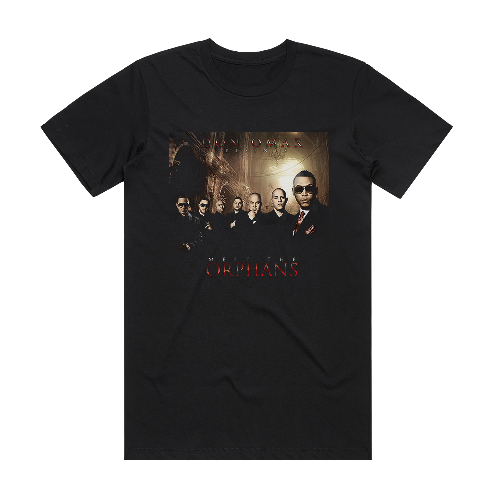 Don Omar Meet The Orphans 2 Album Cover T-Shirt Black – ALBUM COVER T ...