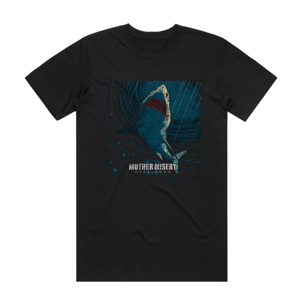 Mother Misery Megalodon Album Cover T-Shirt Black