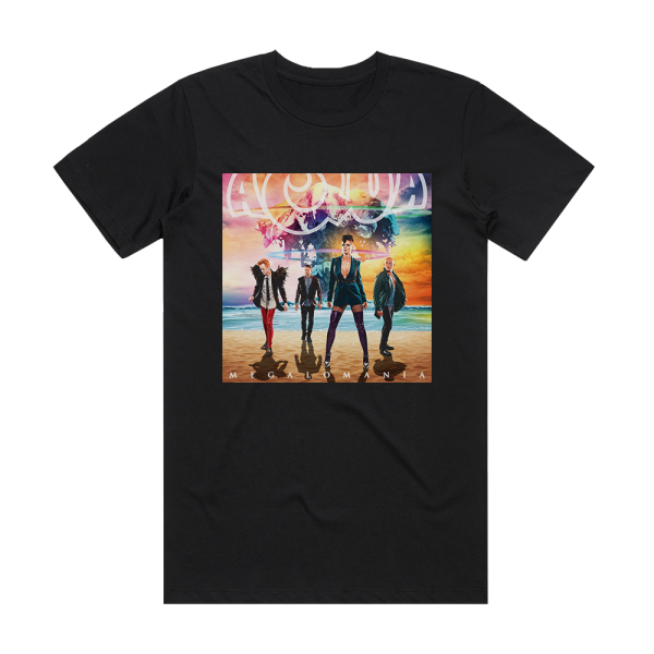 Aqua Megalomania Album Cover T-Shirt Black