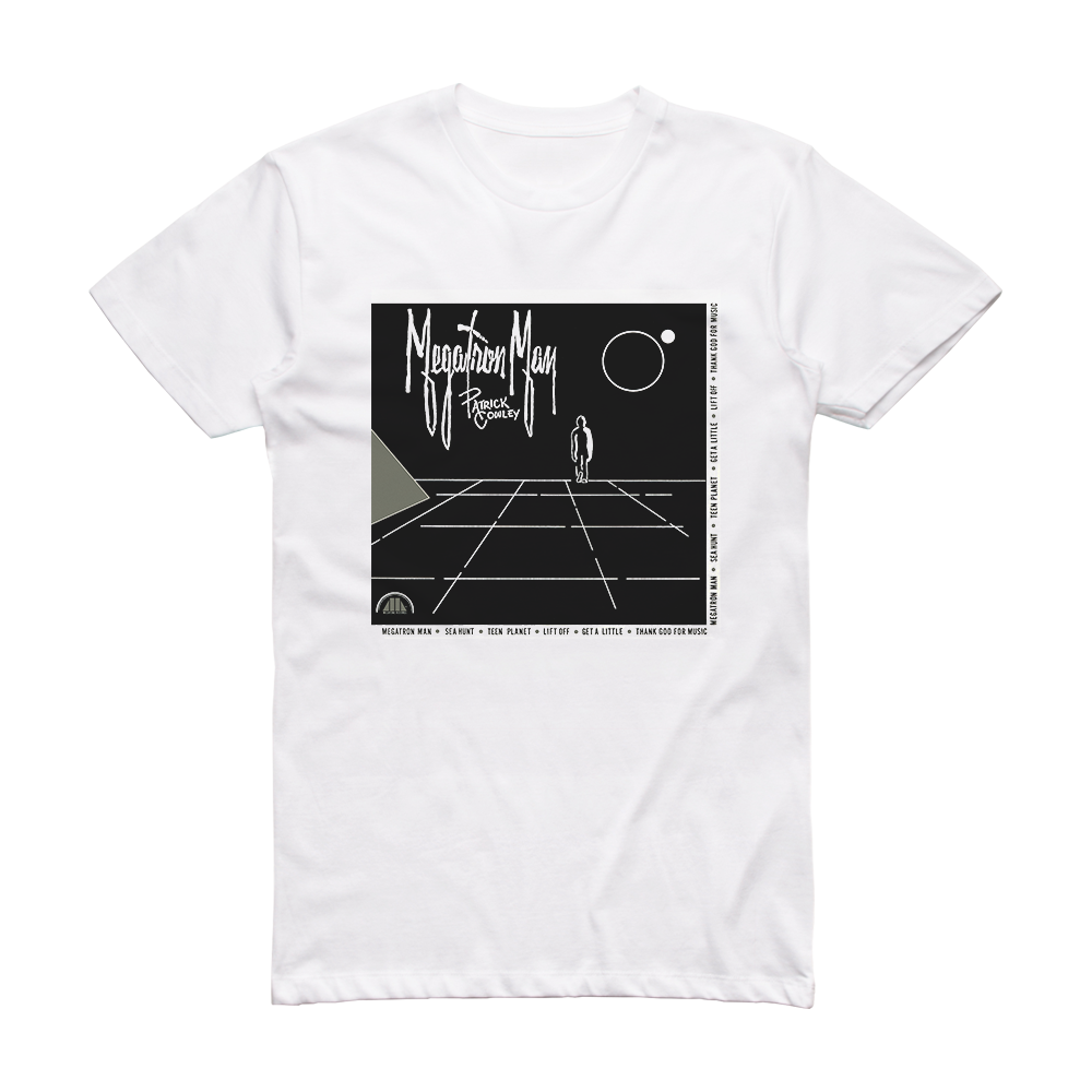 Patrick Cowley Megatron Man 1 Album Cover T-Shirt White