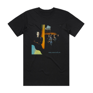 Matia Bazar Melancholia Album Cover T-Shirt Black