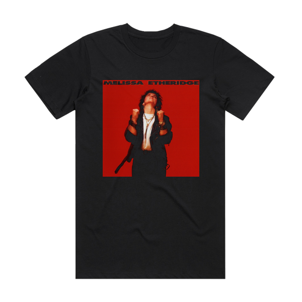 Melissa Etheridge Melissa Etheridge 1 Album Cover T-Shirt Black