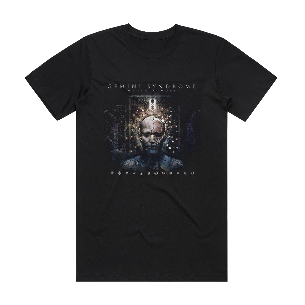 Gemini Syndrome Memento Mori Album Cover T-Shirt Black – ALBUM COVER T ...