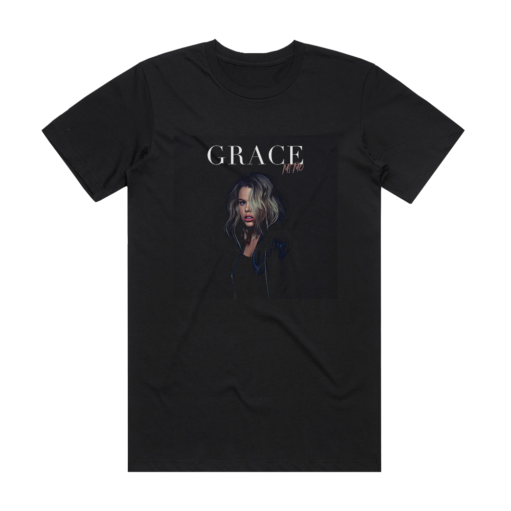 Grace Memo Album Cover T-Shirt Black