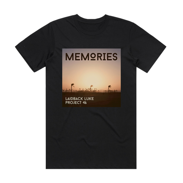 Laidback Luke Memories Album Cover T-Shirt Black