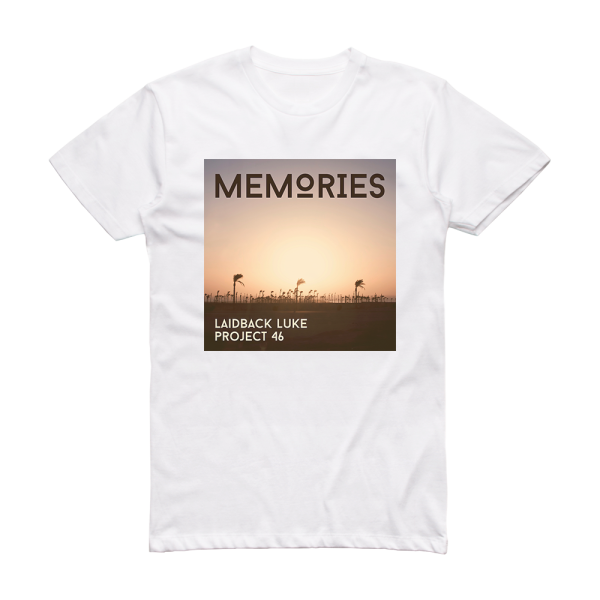 Laidback Luke Memories Album Cover T-Shirt White