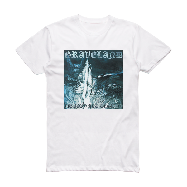 Graveland Memory And Destiny 2 Album Cover T-Shirt White
