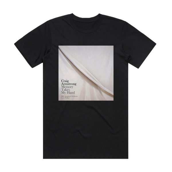 Craig Armstrong Memory Takes My Hand Album Cover T-Shirt Black