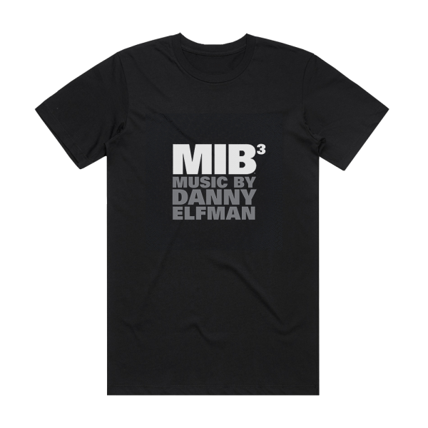 Danny Elfman Men In Black 3 Album Cover T-Shirt Black