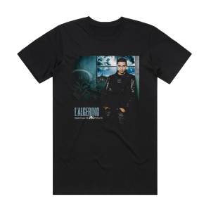 L Algerino Mentalit Pirate Album Cover T-Shirt Black