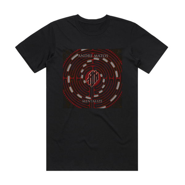 Andre Matos Mentalize Album Cover T-Shirt Black