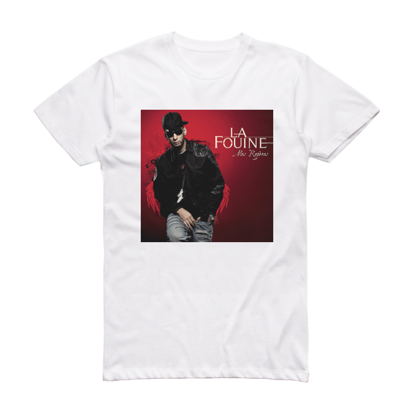 La Fouine Mes Repres Album Cover T-Shirt White