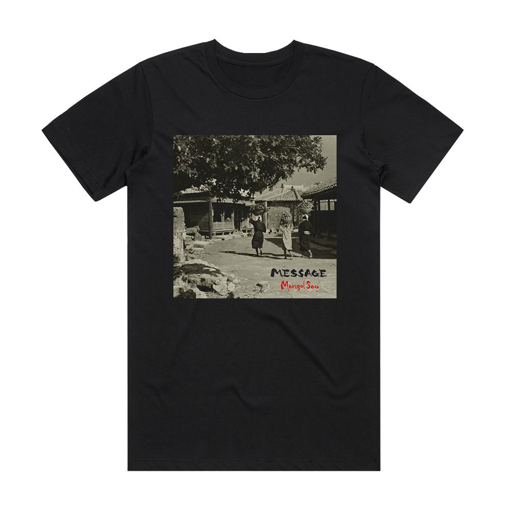 MONGOL800 Message Album Cover T-Shirt Black