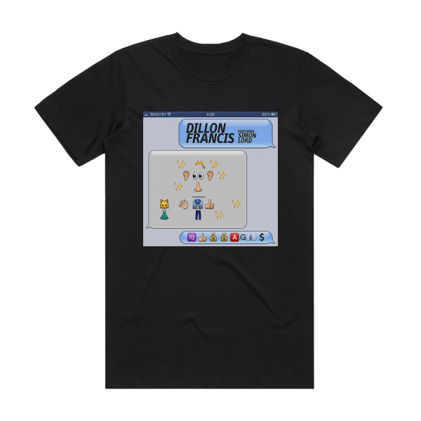 Dillon Francis Messages Album Cover T-Shirt Black