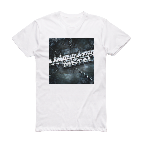 Annihilator Metal Album Cover T-Shirt White