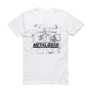 KCE Japan Sound Team Metal Gear Solid Album Cover T-Shirt White