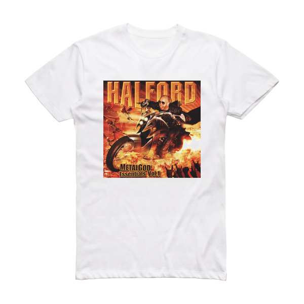 Halford Metal God Essentials Volume 1 Album Cover T-Shirt White