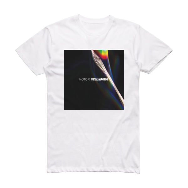 MOTOR Metal Machine Album Cover T-Shirt White