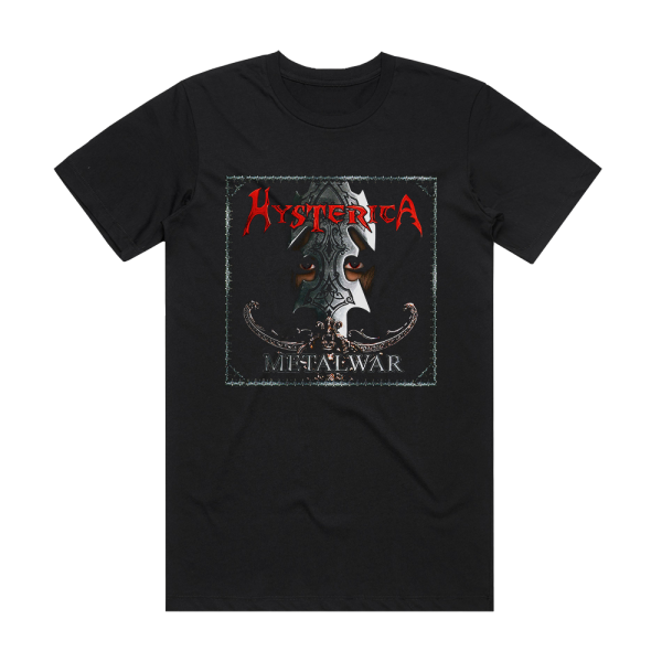 Hysterica Metalwar Album Cover T-Shirt Black