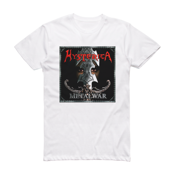 Hysterica Metalwar Album Cover T-Shirt White