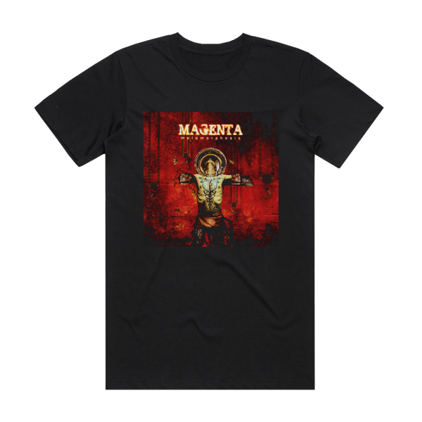 Magenta Metamorphosis Album Cover T-Shirt Black