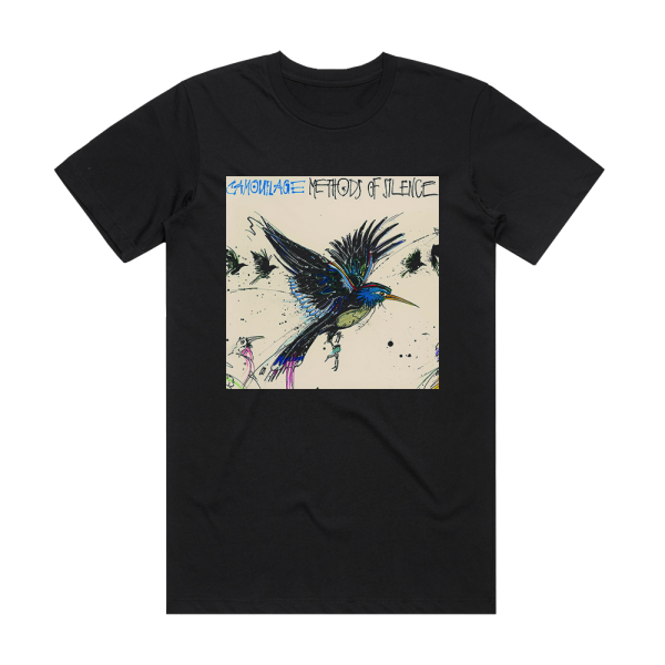 Camouflage Methods Of Silence Album Cover T-Shirt Black