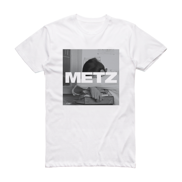 Metz Metz Album Cover T-Shirt White