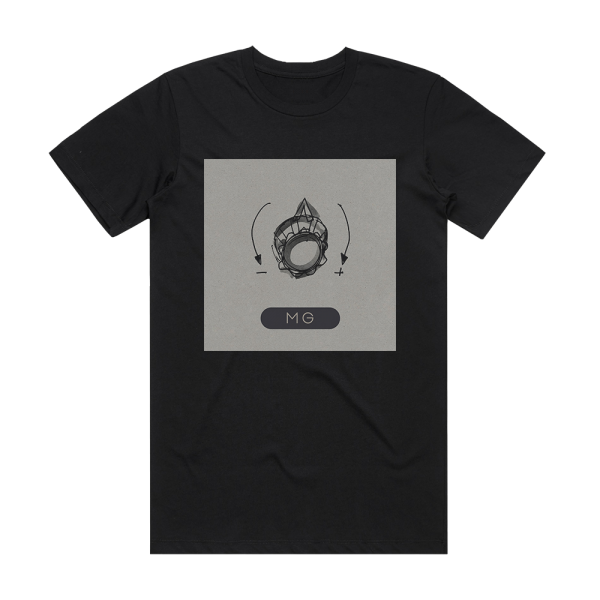 MG Mg Album Cover T-Shirt Black