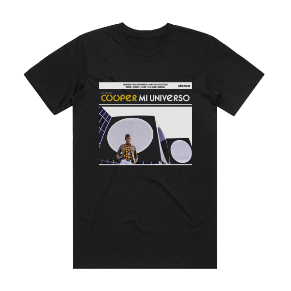 Cooper Mi Universo Album Cover T-Shirt Black