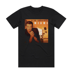 Alan Sorrenti Miami Album Cover T-Shirt Black