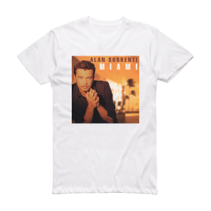 Alan Sorrenti Miami Album Cover T-Shirt White