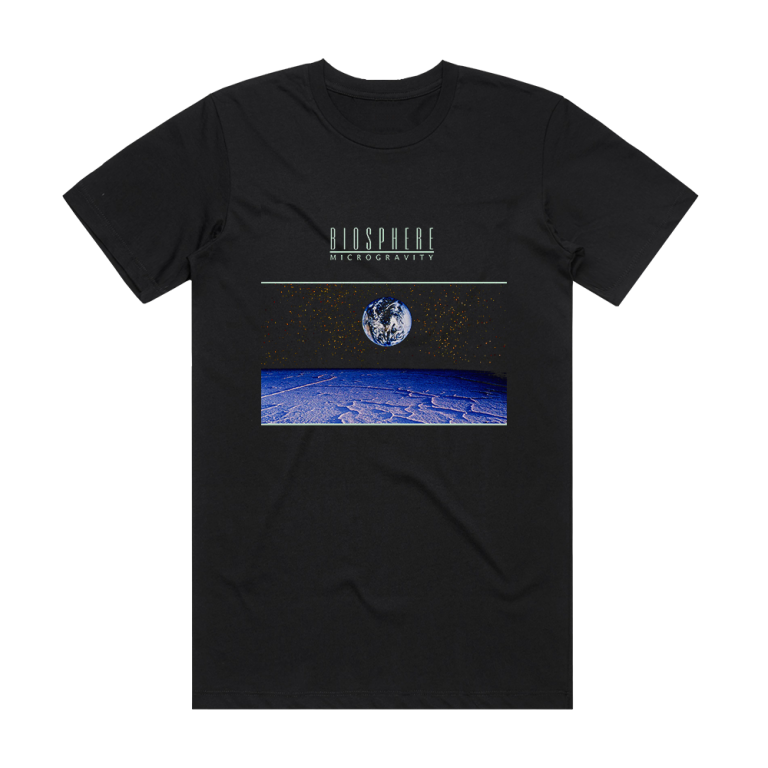 Biosphere Microgravity 5 Album Cover T-Shirt Black – ALBUM COVER T-SHIRTS