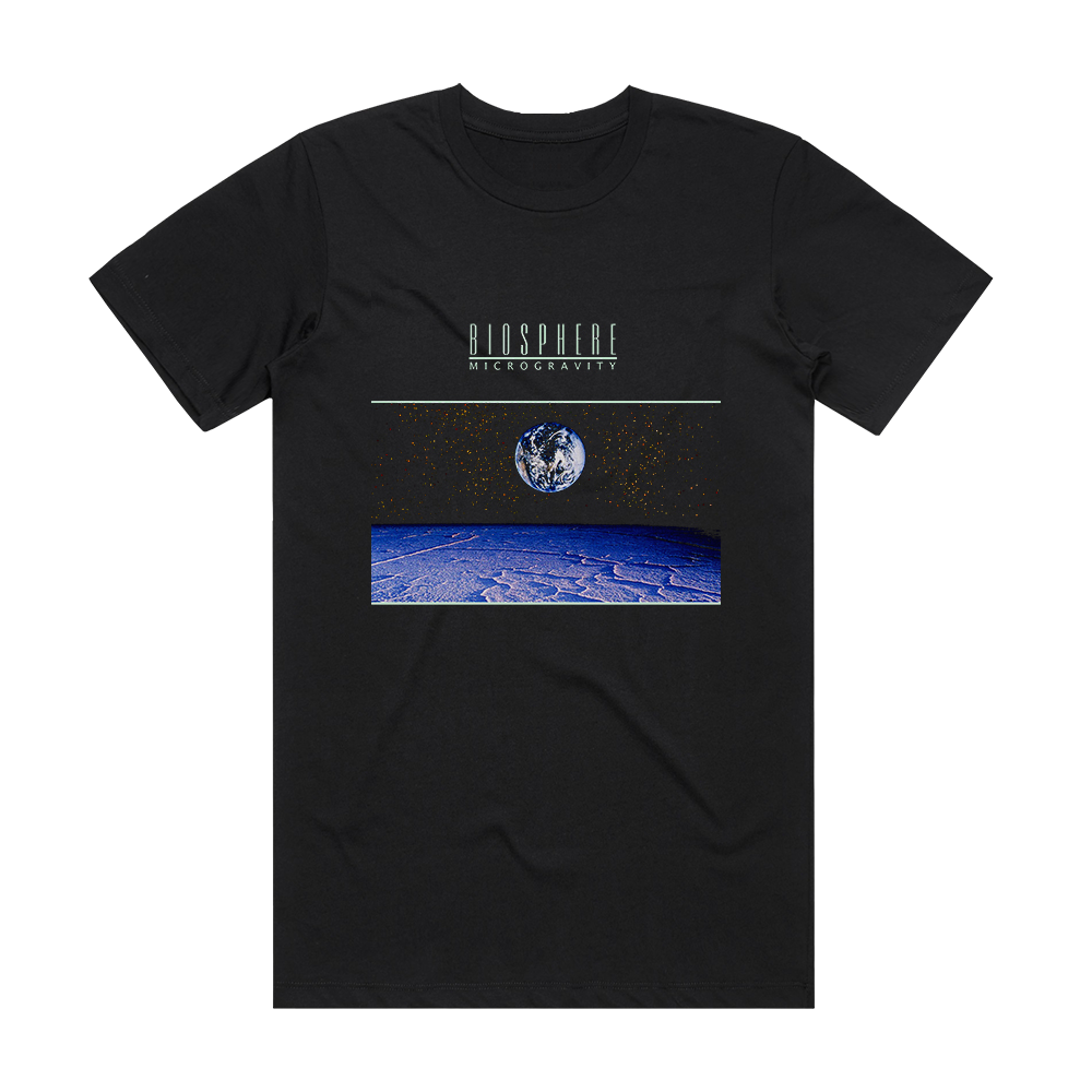 Biosphere Microgravity 5 Album Cover T-Shirt Black – ALBUM COVER T-SHIRTS