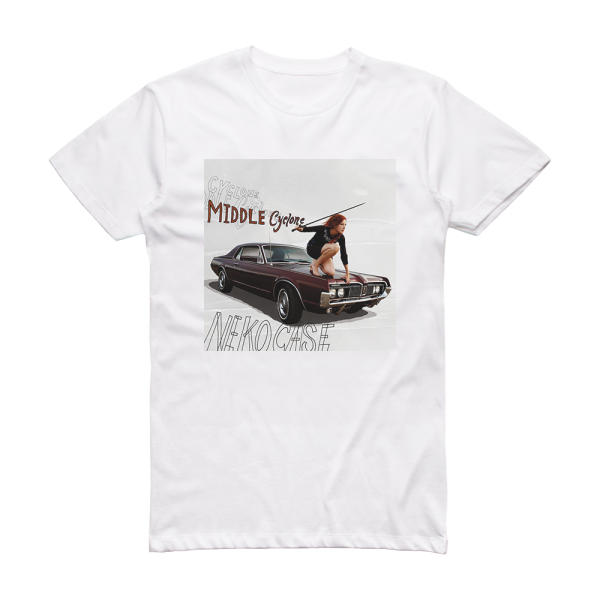 Neko Case Middle Cyclone Album Cover T-Shirt White