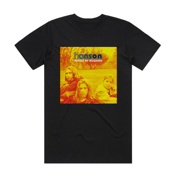 Hanson Middle Of Nowhere Album Cover T-Shirt Black