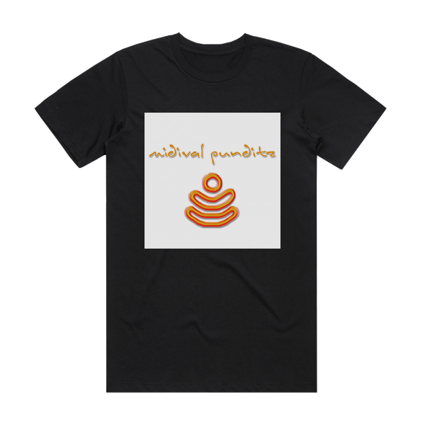 MIDIval PunditZ Midival Punditz Album Cover T-Shirt Black