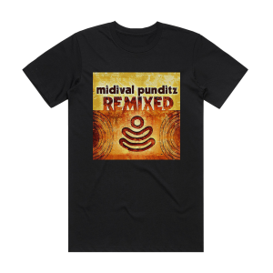 MIDIval PunditZ Midival Punditz Remixed Album Cover T-Shirt Black