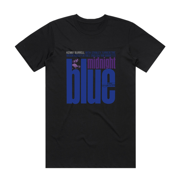 Kenny Burrell Midnight Blue Album Cover T-Shirt Black