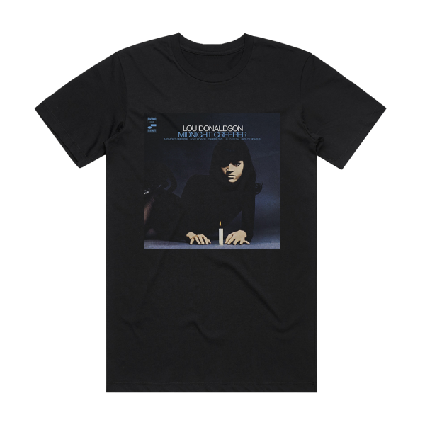 Lou Donaldson Midnight Creeper Album Cover T-Shirt Black