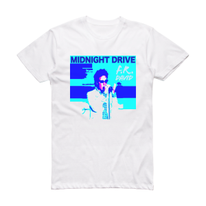 FR David Midnight Drive Album Cover T-Shirt White