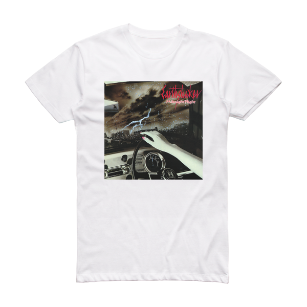EARTHSHAKER Midnight Flight 2 Album Cover T-Shirt White