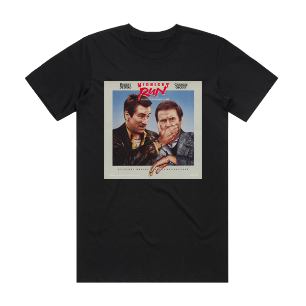 Danny Elfman Midnight Run Album Cover T-Shirt Black