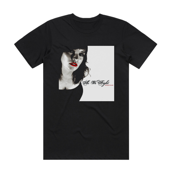 As We Fight Midnight Tornado Album Cover T-Shirt Black